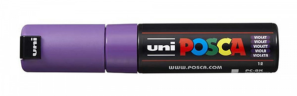 POSCA akrylový popisovač - fialový 8 mm