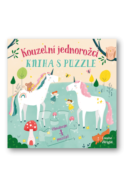 Kouzelní jednorožci - Kniha s puzzle