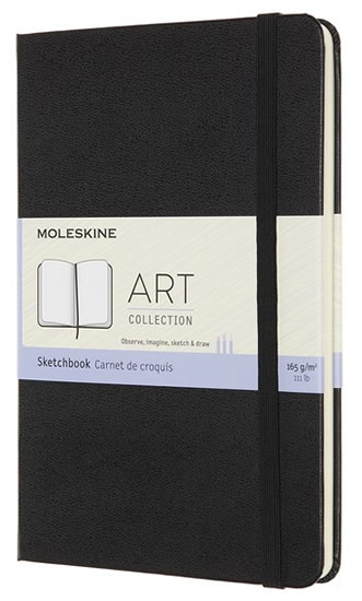Moleskine Skicář černý M, tvrdý