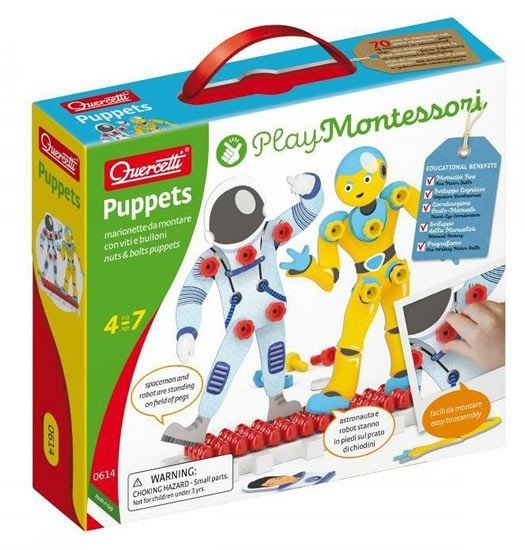 Puppets nuts & bolts puppets - postavičky se šroubky a matičkami