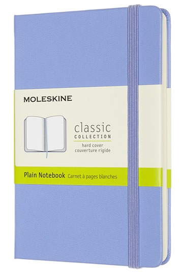 Moleskine Zápisník modrý světle S, čistý, tvrdý