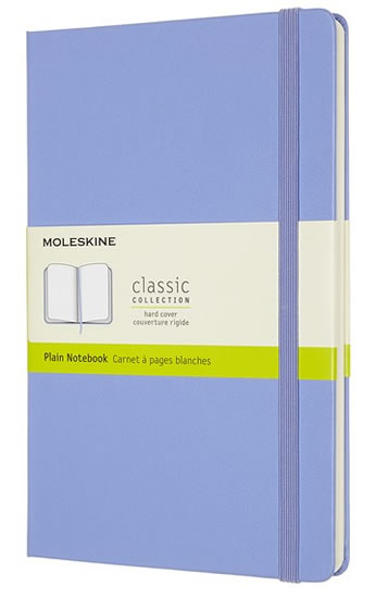 Moleskine Zápisník modrý světle L, čistý, tvrdý