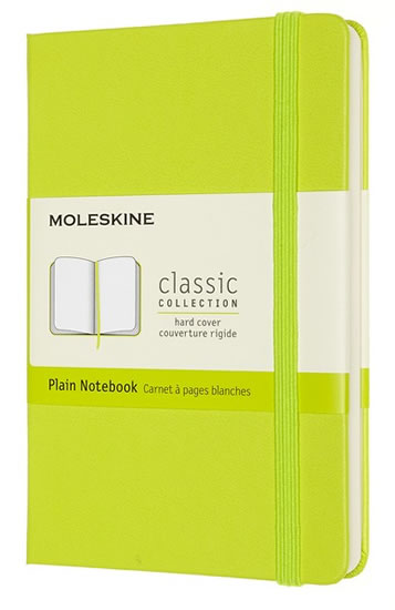 Moleskine Zápisník žlutozelený S, čistý, tvrdý