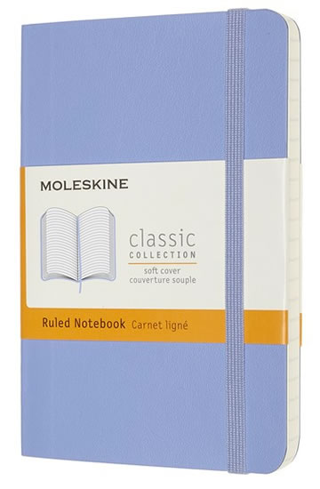 Moleskine Zápisník modrý světle S, linkovaný, měkký