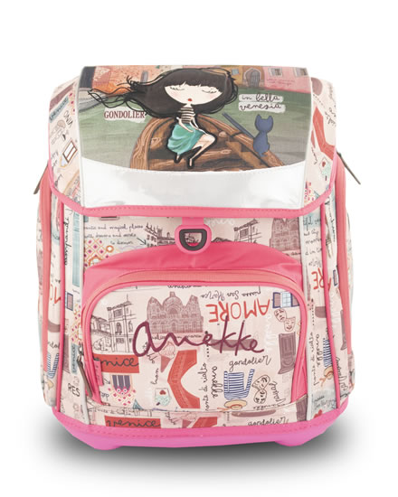 Anekke: Aktovka s přední kapsou Venezia fidlock