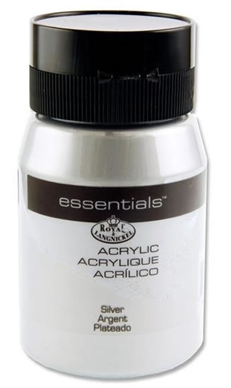 Royal & Langnickel Akrylová barva 500ml SILVER