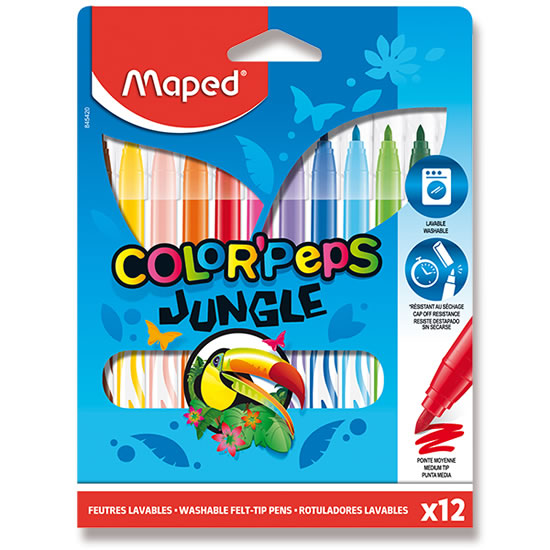 Maped - Fixy Color´Peps Jungle 12 barev