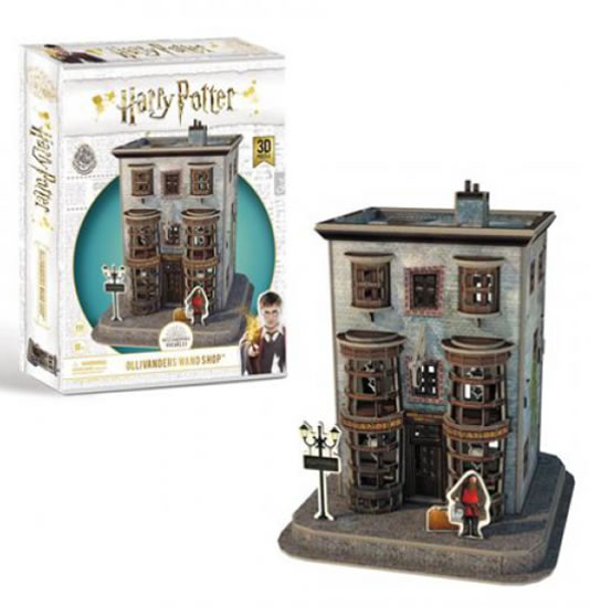 Harry Potter 3D puzzle Příčná ulice Ollivanderův obchod s hůlkami - 88 dílků