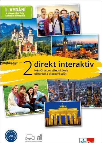 Direkt interaktiv 2 (A2) – učebnice s prac. sešitem + MP3/Videa ke stažení + žák. licence (18 měsíců)