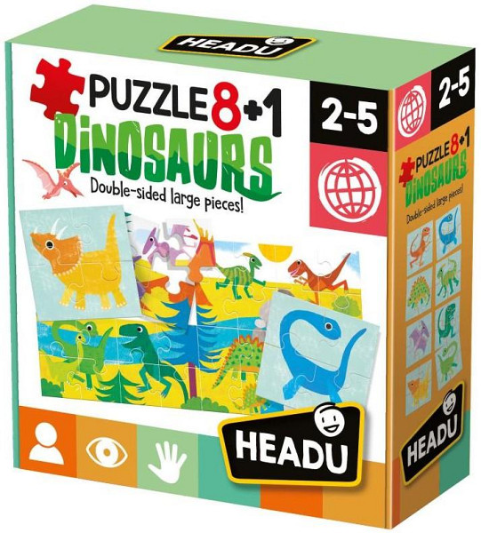 Headu: Puzzle 8+1 Dinosauři