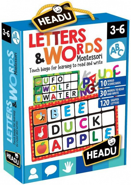 Headu: Montessori Bingo - Písmena a slova