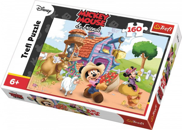 Puzzle: Farmář Mickey Mouse 160 dílků