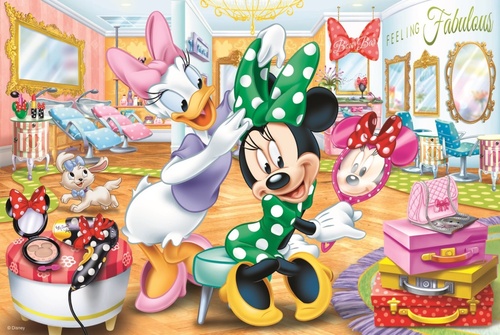 Trefl Puzzle Minnie a Daisy / 100 dílků