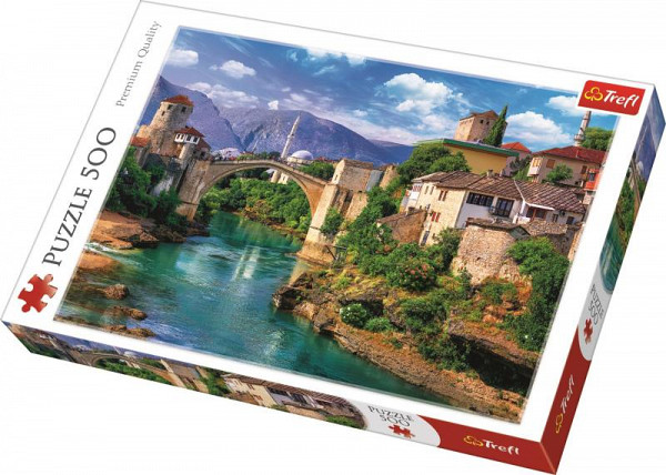 Puzzle: Starý most v Mostaru 500 dílků