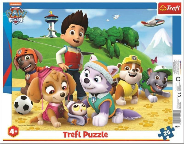 Trefl Puzzle Tlapková patrola / 25 dílků