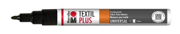 Marabu Popisovač na tmavý textil/černý 3 mm