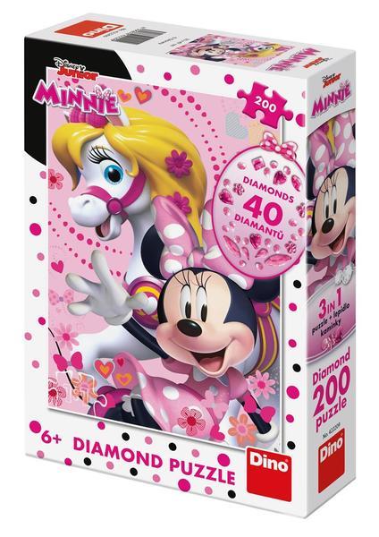 Puzzle Minnie Mouse diamant 200 dílků