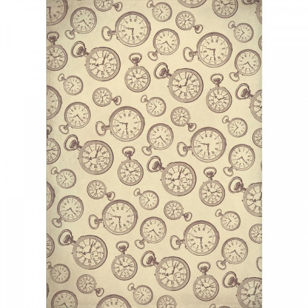 DecoMaché papír FSC Mix 22 g kapesní hodinky 26 x 37.5 cm