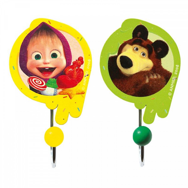 Máša a Medvěd - věšáky