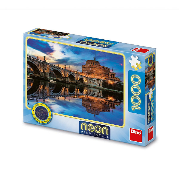 Puzzle 1000 Andělský hrad neon