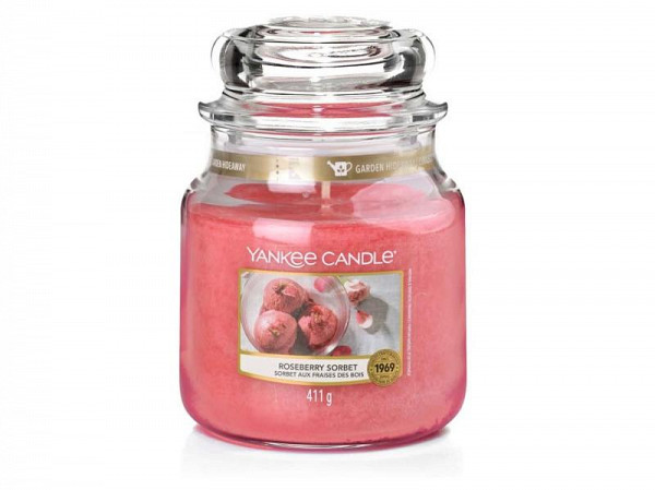 Yankee Candle svíčka - Roseberry Sorbet