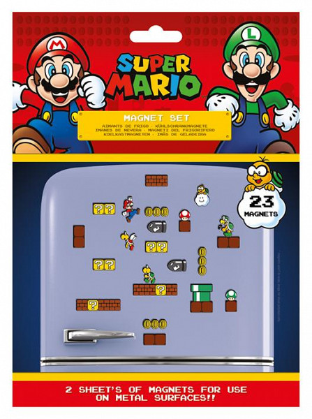 Sada magnetek Super Mario 23 ks