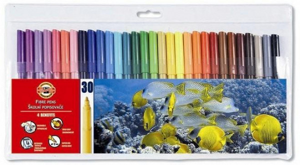 Koh-i-noor školní popisovače/fixy 30 ks