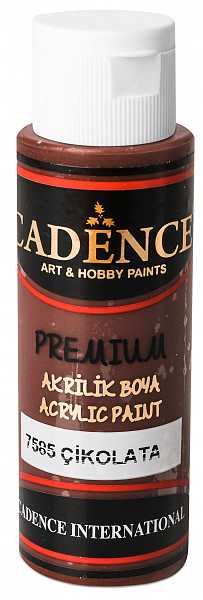 Akrylová barva Cadence Premium - hnědá / 70 ml