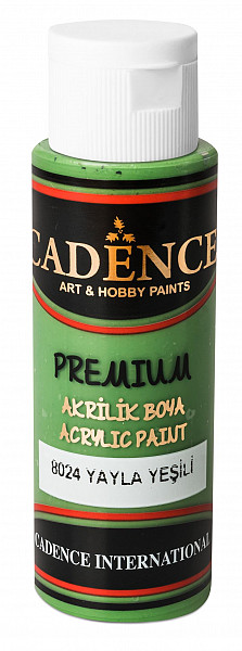Akrylová barva Cadence Premium - zelená / 70 ml