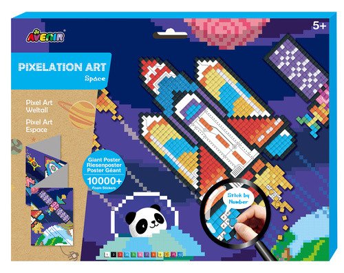 Avenir Pixelový obrázek MAXI - Vesmír