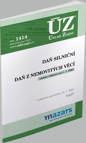 ÚZ č. 1561 - Daň silniční, Daň z nemovitých věcí, Daň z hazardních her