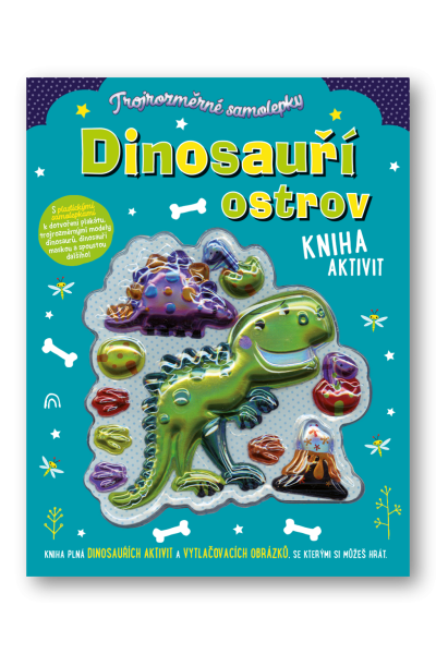 Trojrozměrné samolepky Dinosauří ostrov