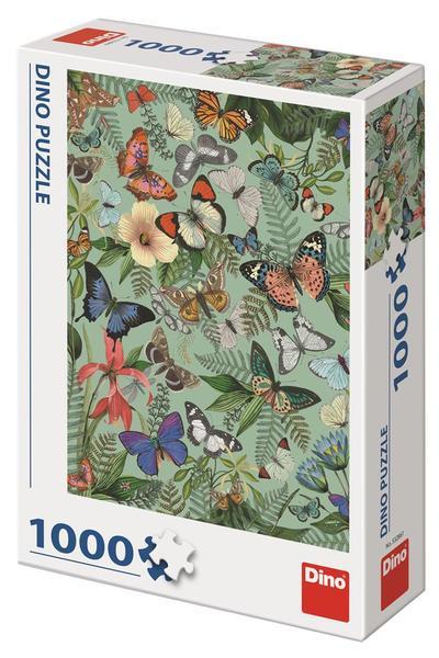 Puzzle Motýlí louka 1000 dílků