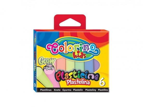 Colorino Modelovací hmota svítící ve tmě 6 barev