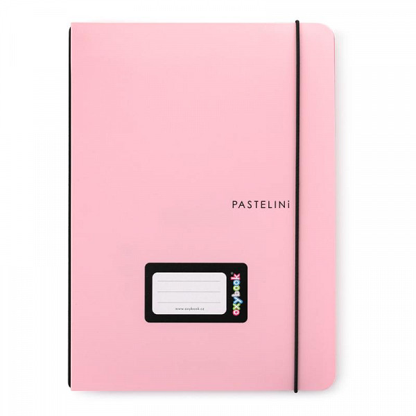 Sešit PP Oxybook A5 PASTELINI růžová