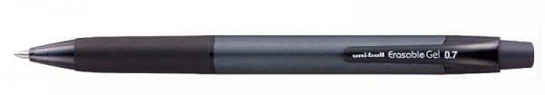 UNI Gumovací pero stiskací - černé