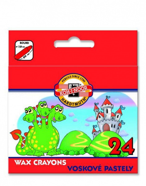 Koh-i-noor voskovky WAX CRAYON 24ks