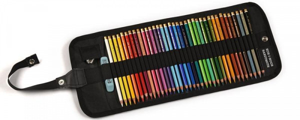 Koh-i-noor sada 36 uměleckých pastelek POLYCOLOR 3825 v rolovacím penálu