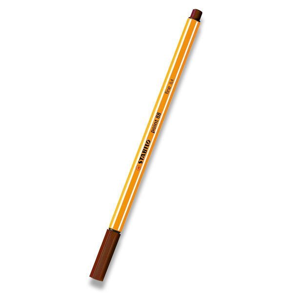 Popisovač STABILO point liner 88 hnědý