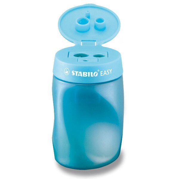 Ořezávátko STABILO EASYsharpener se zásobníkem pro praváky modré