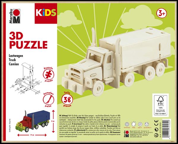 Marabu KiDS 3D Puzzle - Truck