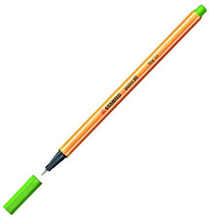 Popisovač STABILO point liner 88 zelený světle