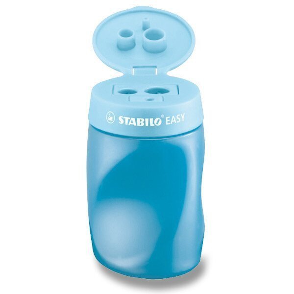 Ořezávátko STABILO EASYsharpener se zásobníkem pro leváky modré
