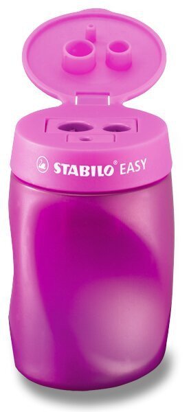 Ořezávátko STABILO EASYsharpener se zásobníkem pro praváky růžové