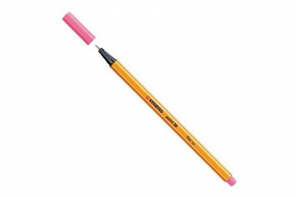 Popisovač STABILO point liner 88 růžový světle