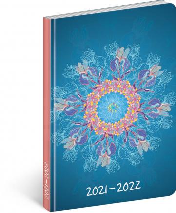 Diář Petito 2021/2022 Mandala - 18 měsíční , 11 × 17 cm