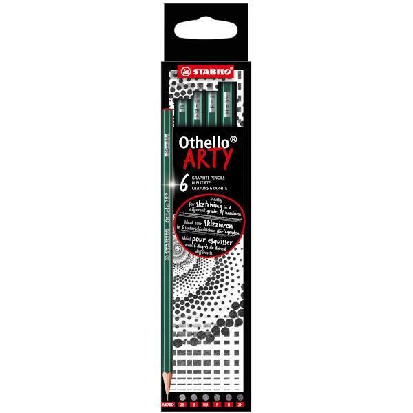 STABILO ARTY Othello 6 ks (2B, B, HB, F, H, 2H)