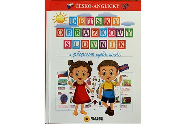 Dětský česko-anglický obrázkový slovník s přepisem výslovnost