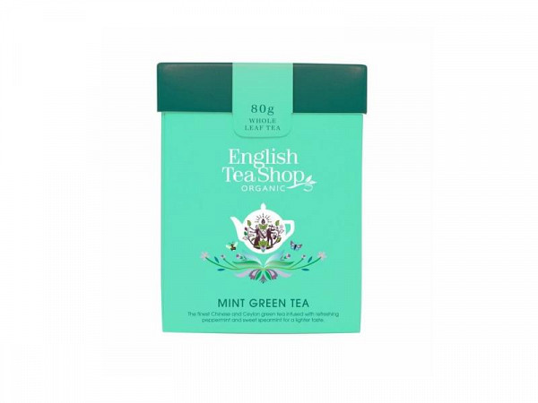 English Tea Shop Čaj sypaný Máta se zeleným čajem, 80g