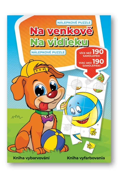 Na venkově - Nálepkové puzzle / Na vidieku - Nálepkové puzzle